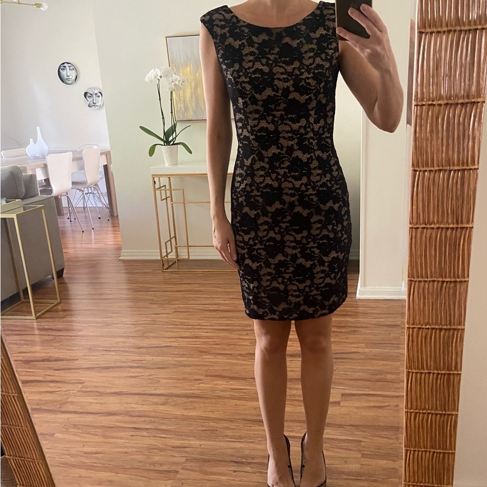 ABS Short Black lace dress Size S